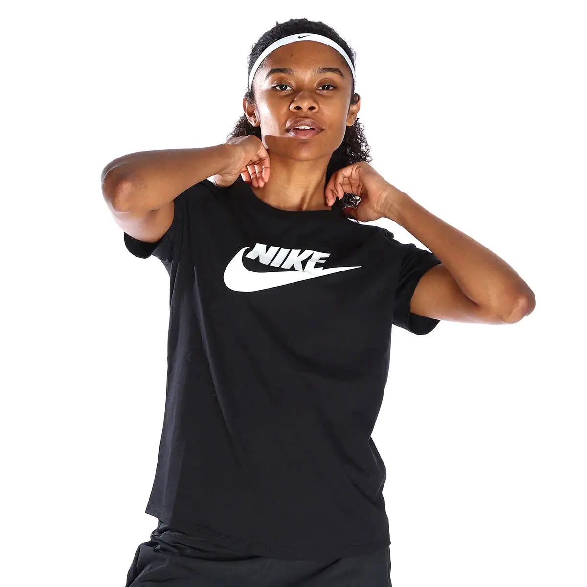Nike Sportswear Essential Kadın Siyah Tişört DX7906-010