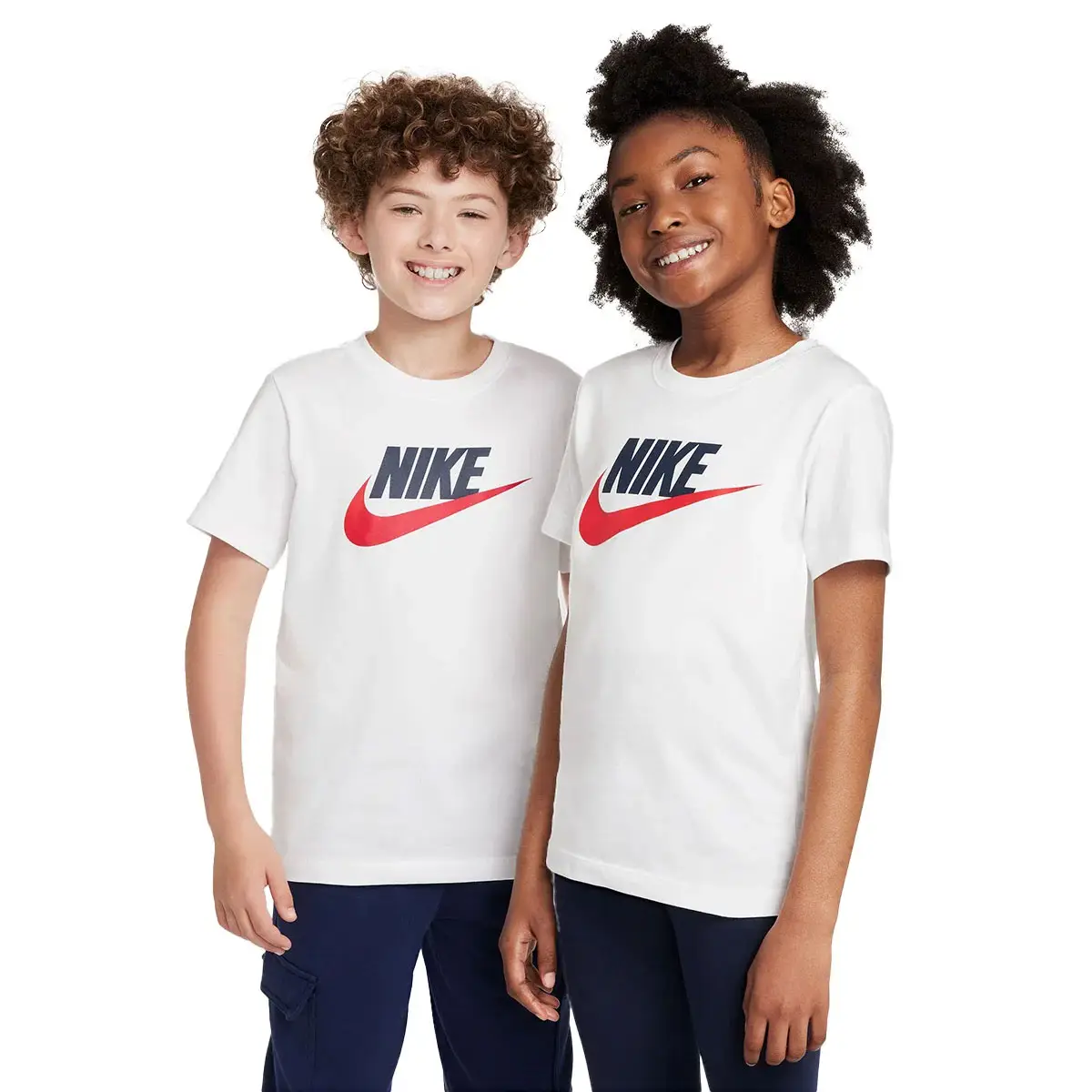 Nike Sportswear Futura Hbr Çocuk Beyaz Günlük Stil Tişört FZ5178-100