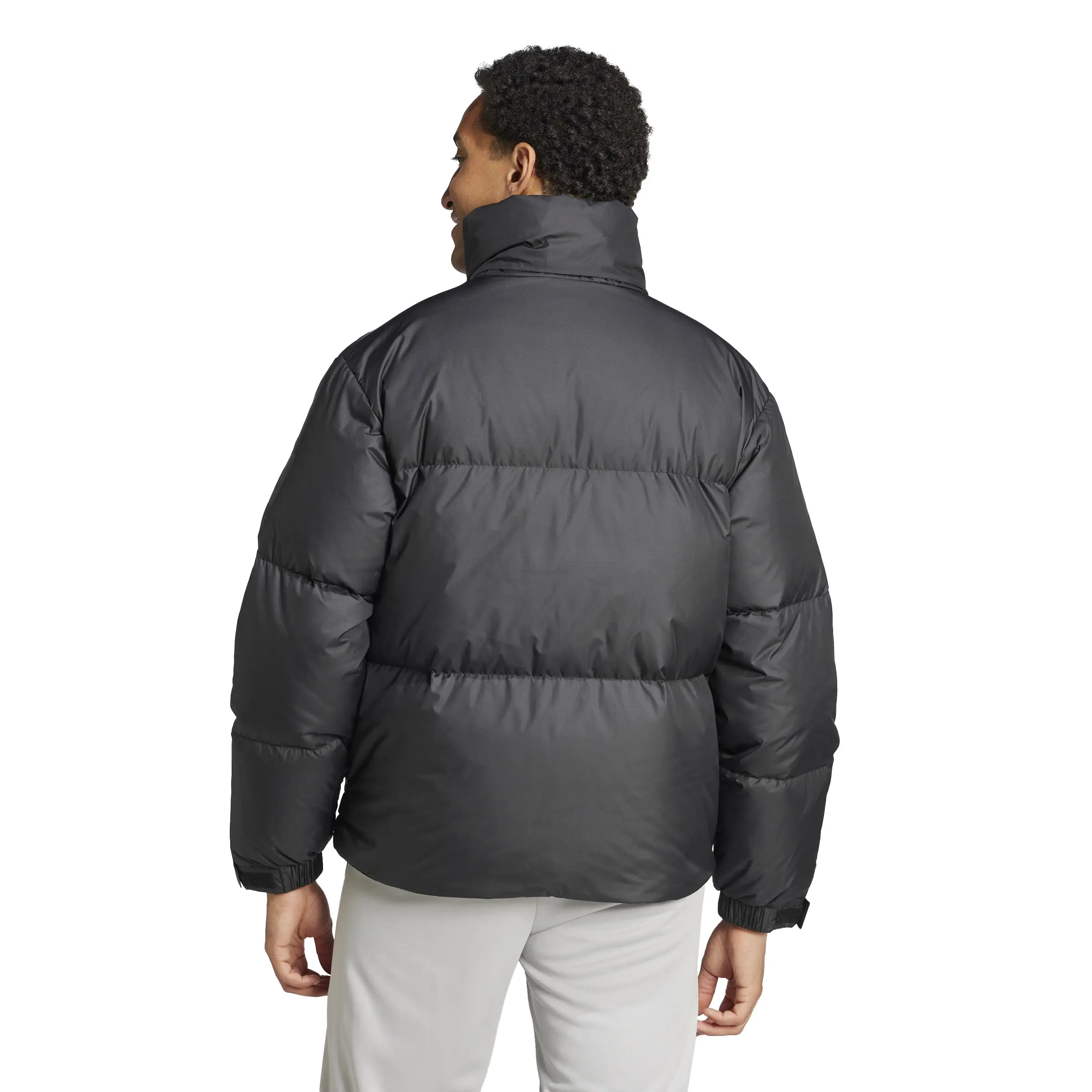 adidas BIG BAFFLE J Erkek Siyah Mont IV9776