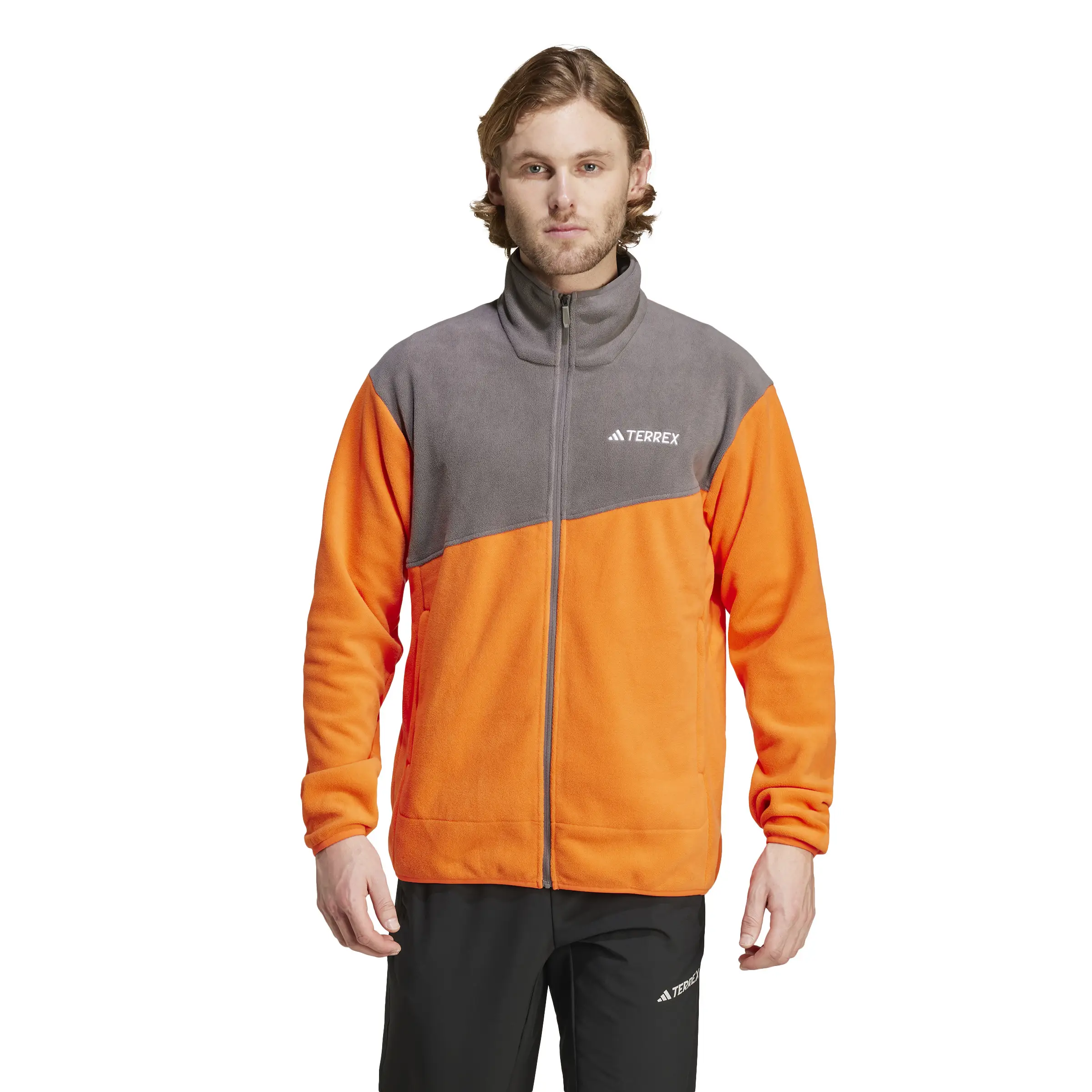 adidas MT FZ FLEECE Erkek Turuncu Polar IZ3293