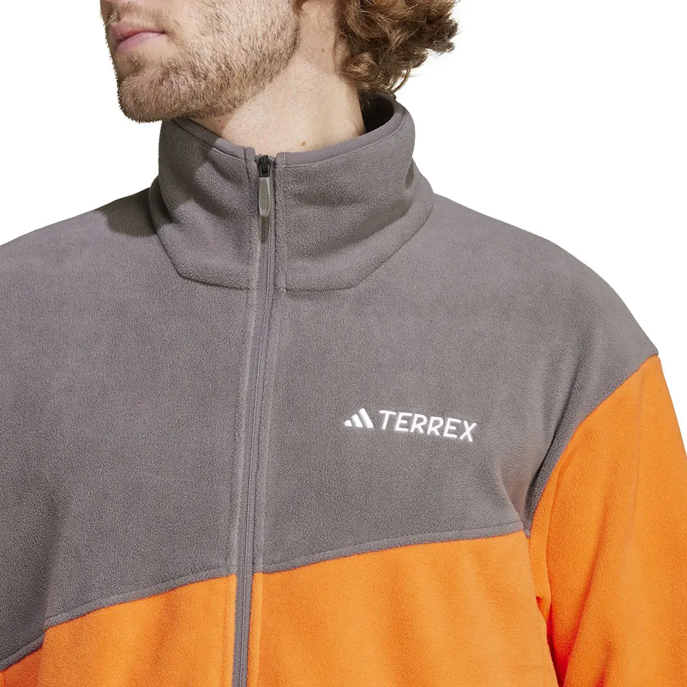 adidas MT FZ FLEECE Erkek Turuncu Polar IZ3293