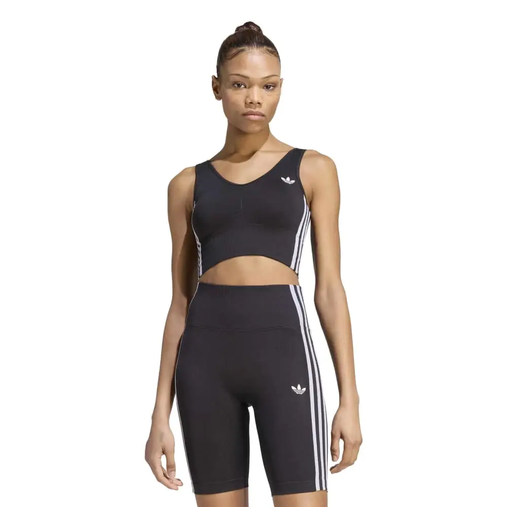 adidas ESSENTIALS 3 STRIPES SEAMLESSLETTE Siyah Kadın BRA KZ4109