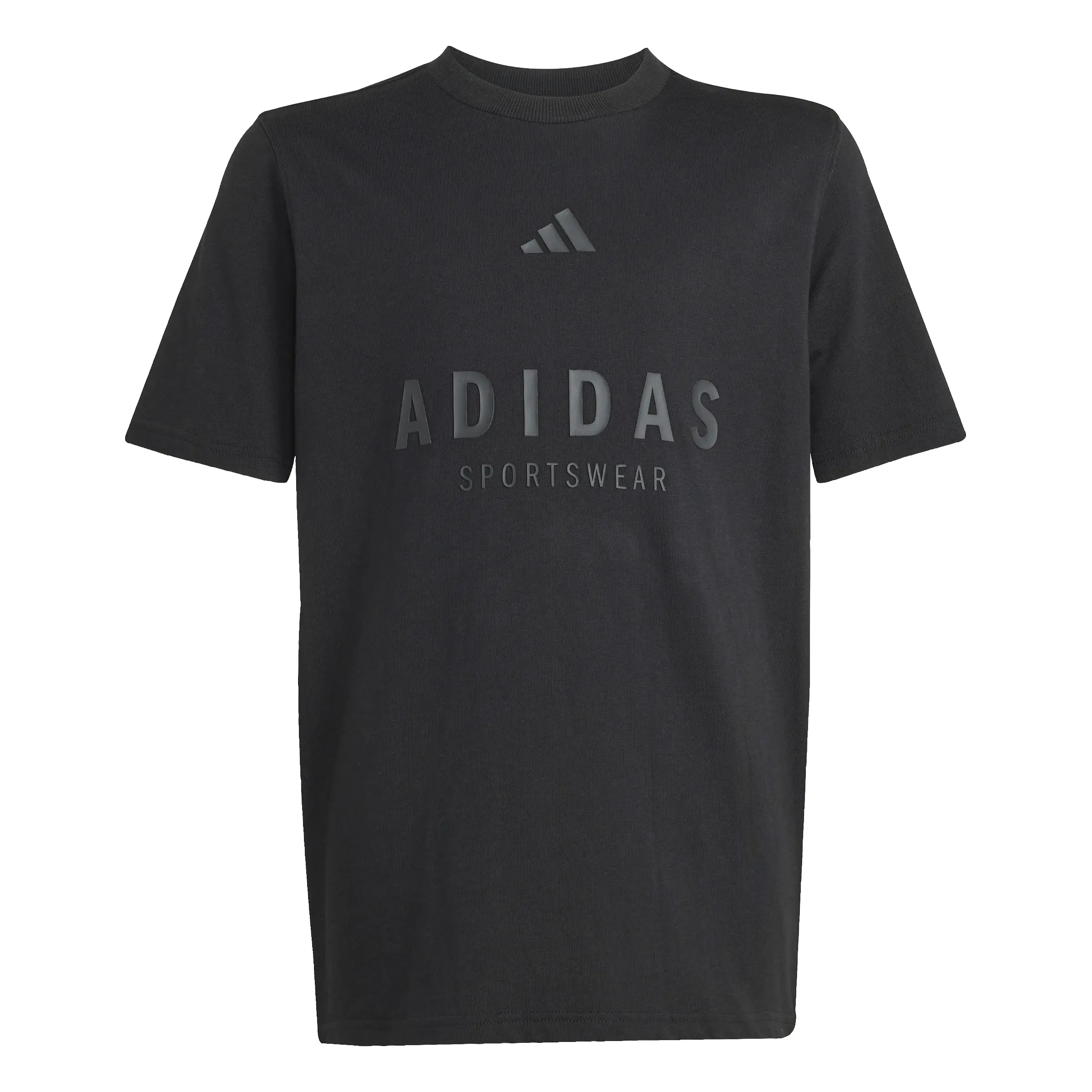 よっし」 LCW Vision Gri Bisiklet Yaka Baskılı Oversize Kadın Tişört