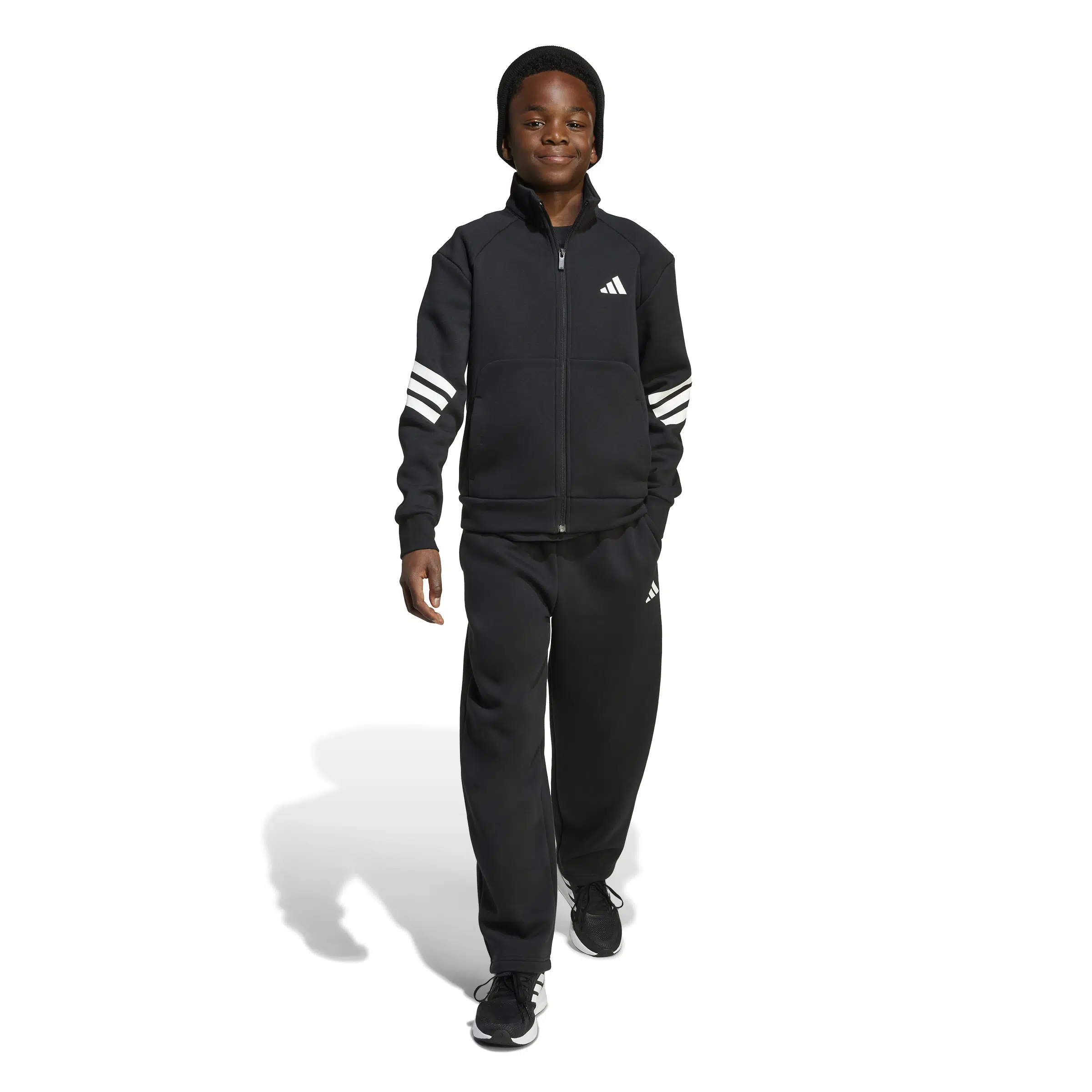 adidas J FI 3S TS Çocuk Siyah Eşofman Takımı JM1267