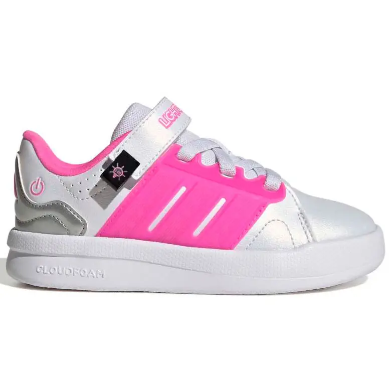 adidas LIGHTORAMA COURT EL C Beyaz Çocuk Spor Ayakkabı KI6539