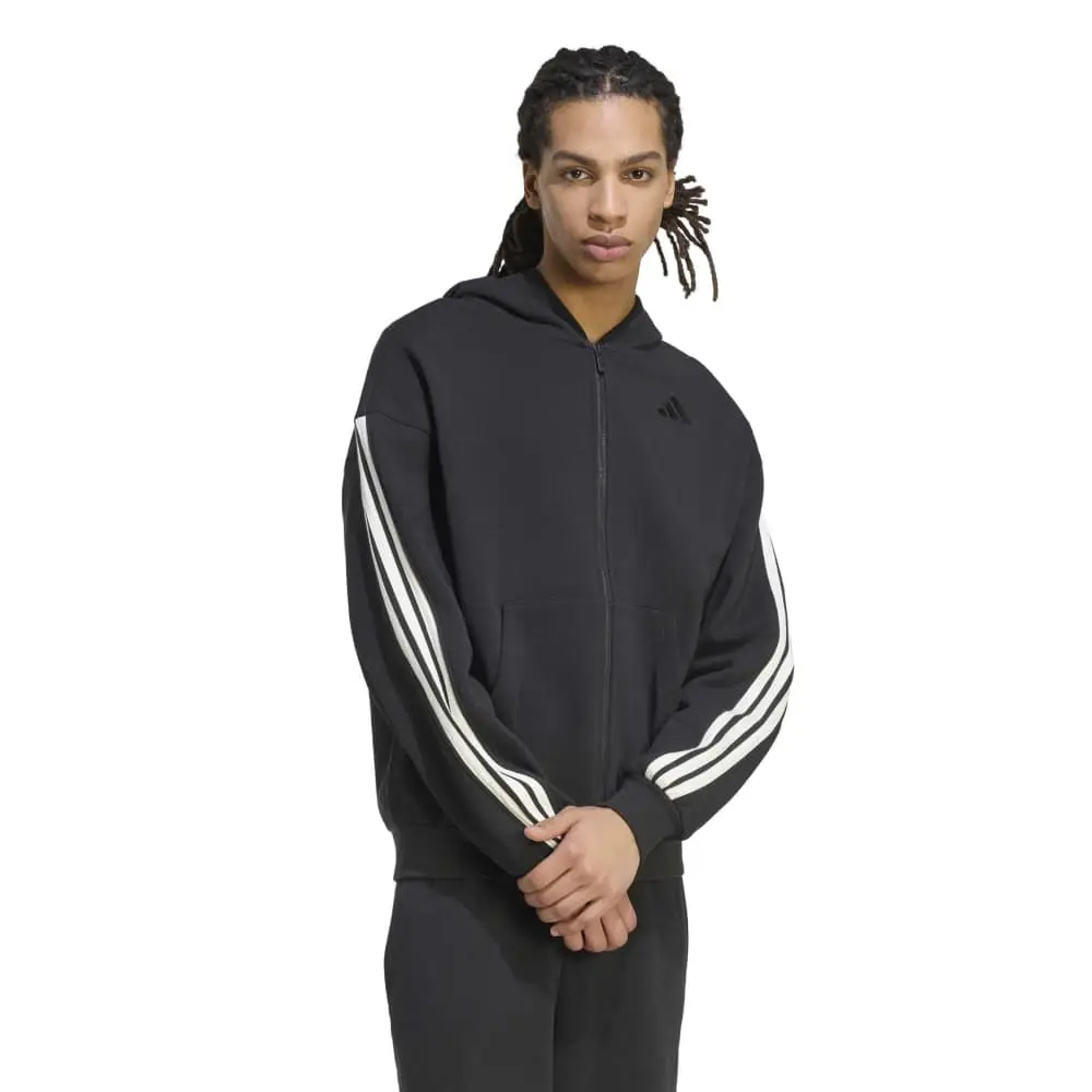 adidas M AK 3S FZ Siyah Erkek Sweatshirt KW2367