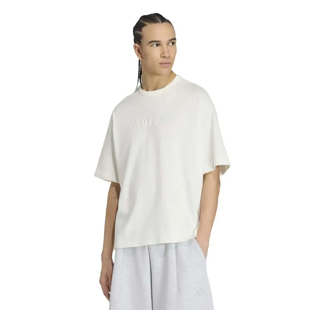 adidas M SL GFX T Beyaz Erkek Tişört KR1350