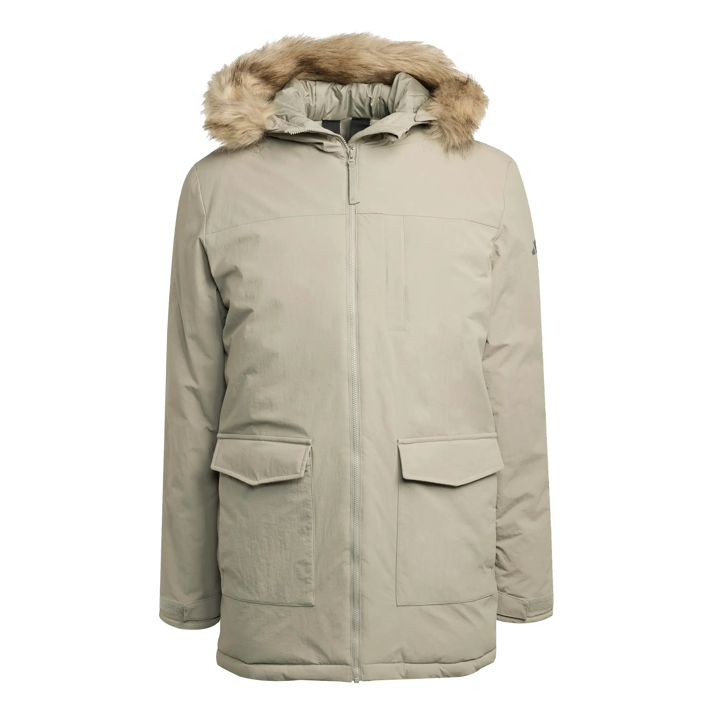 adidas PAVERIC FUR PAR Erkek Yeşil Ceket JX7747