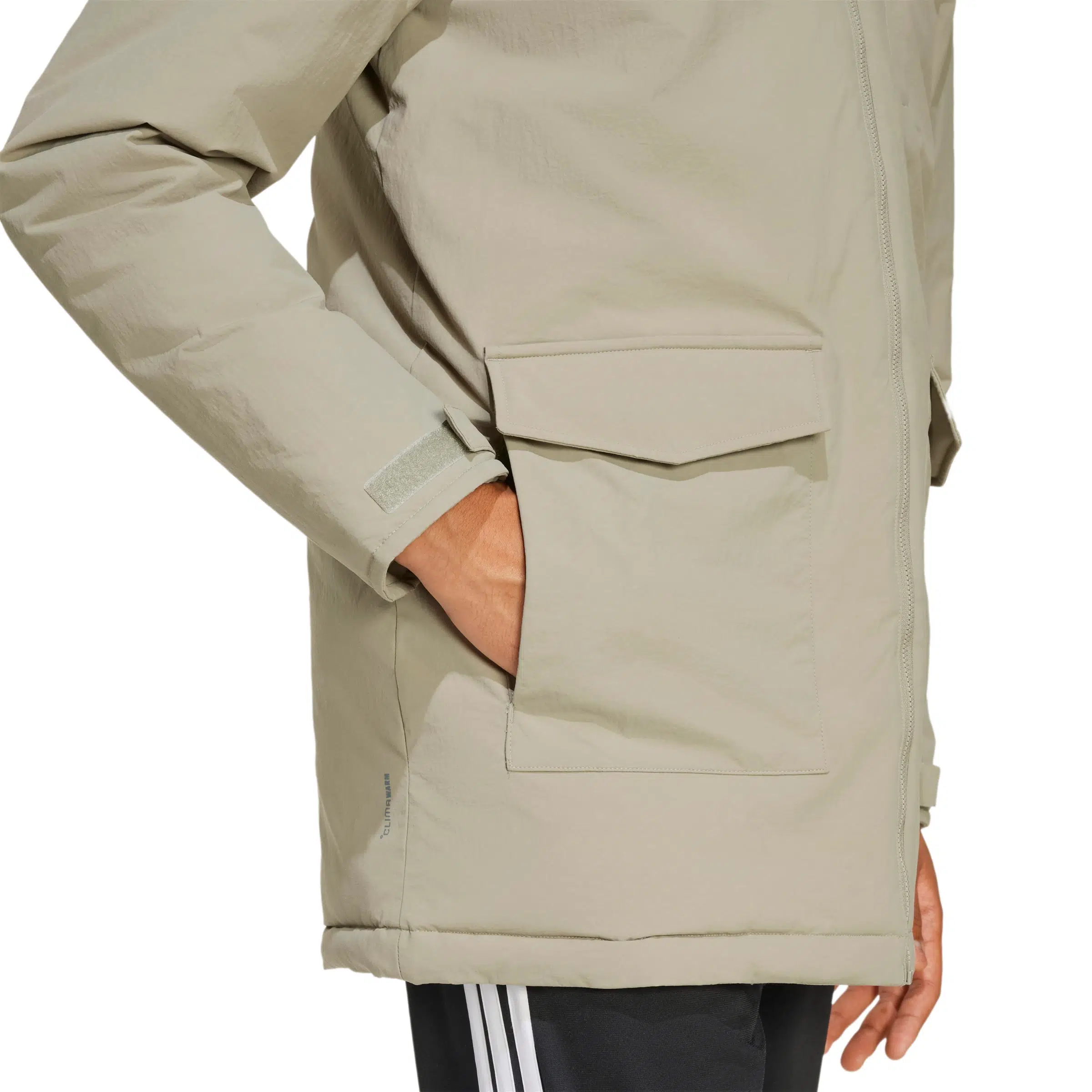 adidas PAVERIC FUR PAR Erkek Yeşil Ceket JX7747