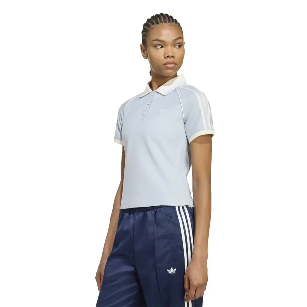 adidas POLO SHIRT Mavi Kadın Tişört KX1872