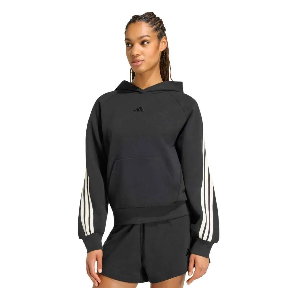 adidas W AK 3S OH HD Siyah Kadın Sweatshirt KV9872