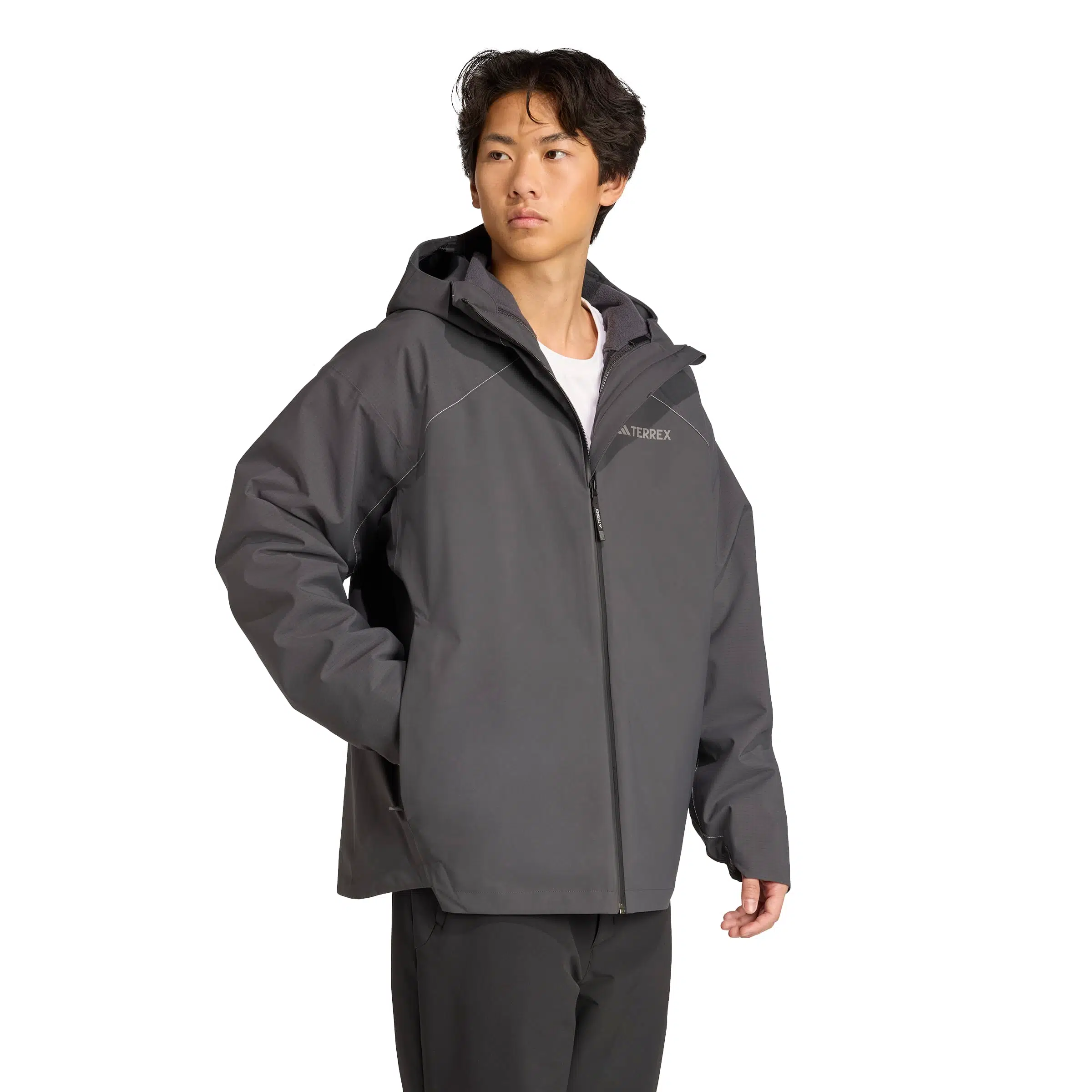 ボルトンワンダラーズ　GK #22 JAASKELAINEN XL adidas XPL FLC 3IN1 Erkek Gri Ceket JV8688