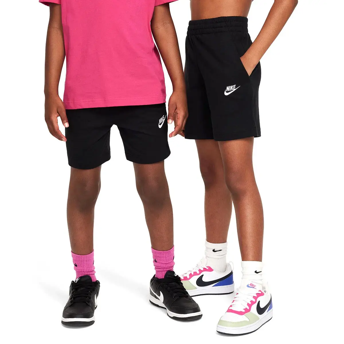 Nike Club Knit Çocuk Siyah Günlük Stil Şort FZ5512-010