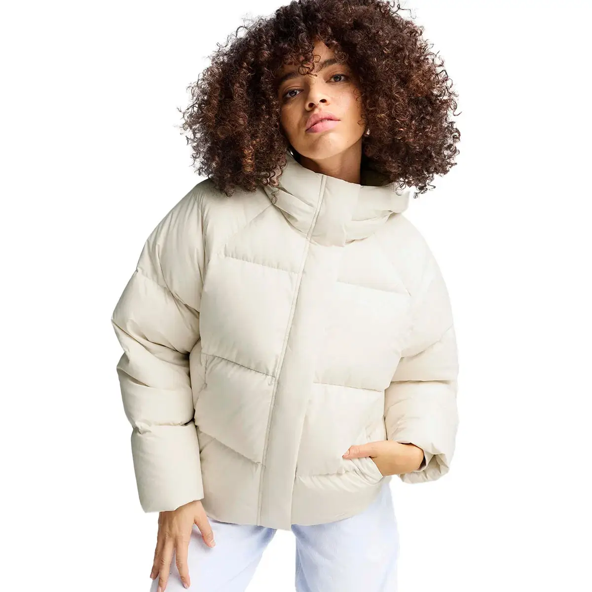 Puma Down Puffer Mont Beyaz 62648787 Kadın