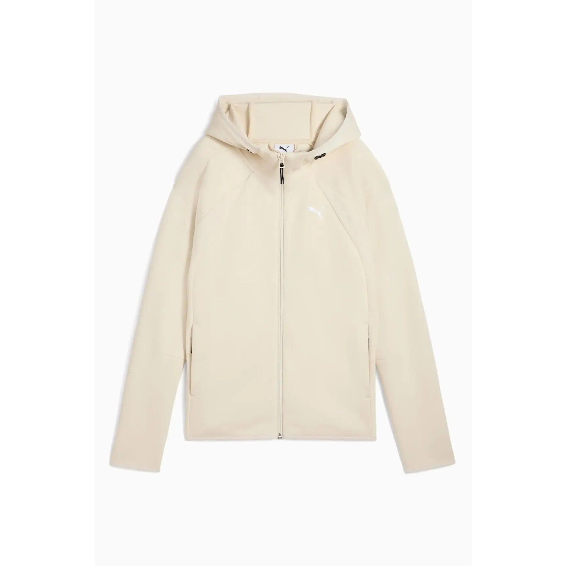 Puma EVOSTRIPE Full-Zip Hoodie Kadın Bej Sweatshirt 68814187