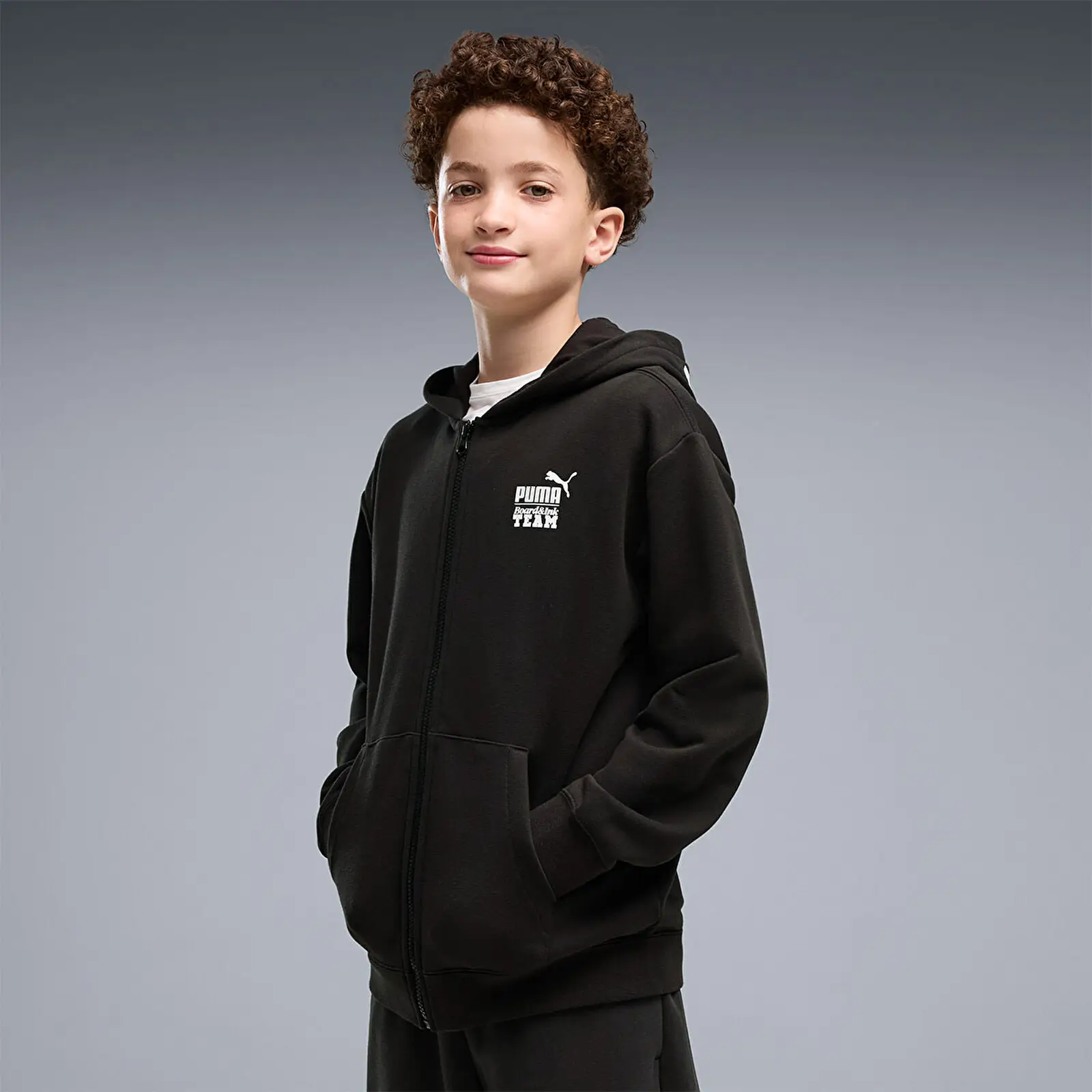 Puma Mid 90s Full-Zip Hoodie Siyah Sweatshirts 694665 01