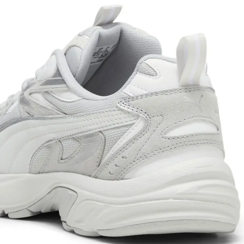 【 みい 】 Puma Milenio Tech Suede Kadın Gri Spor Ayakkabı 39348902