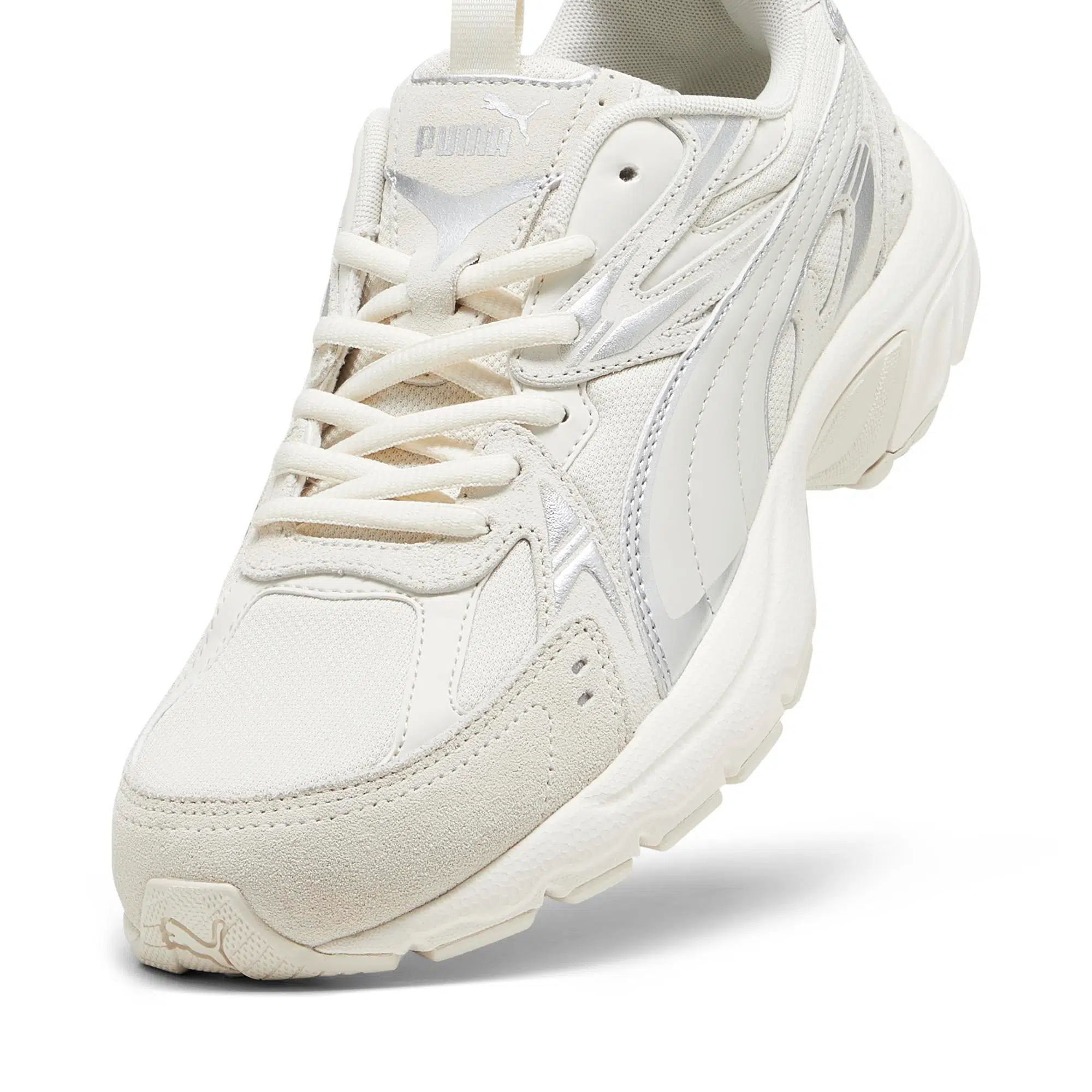 Puma Mileno Tech Suede Kadın Beyaz Spor Ayakkabı 39348903
