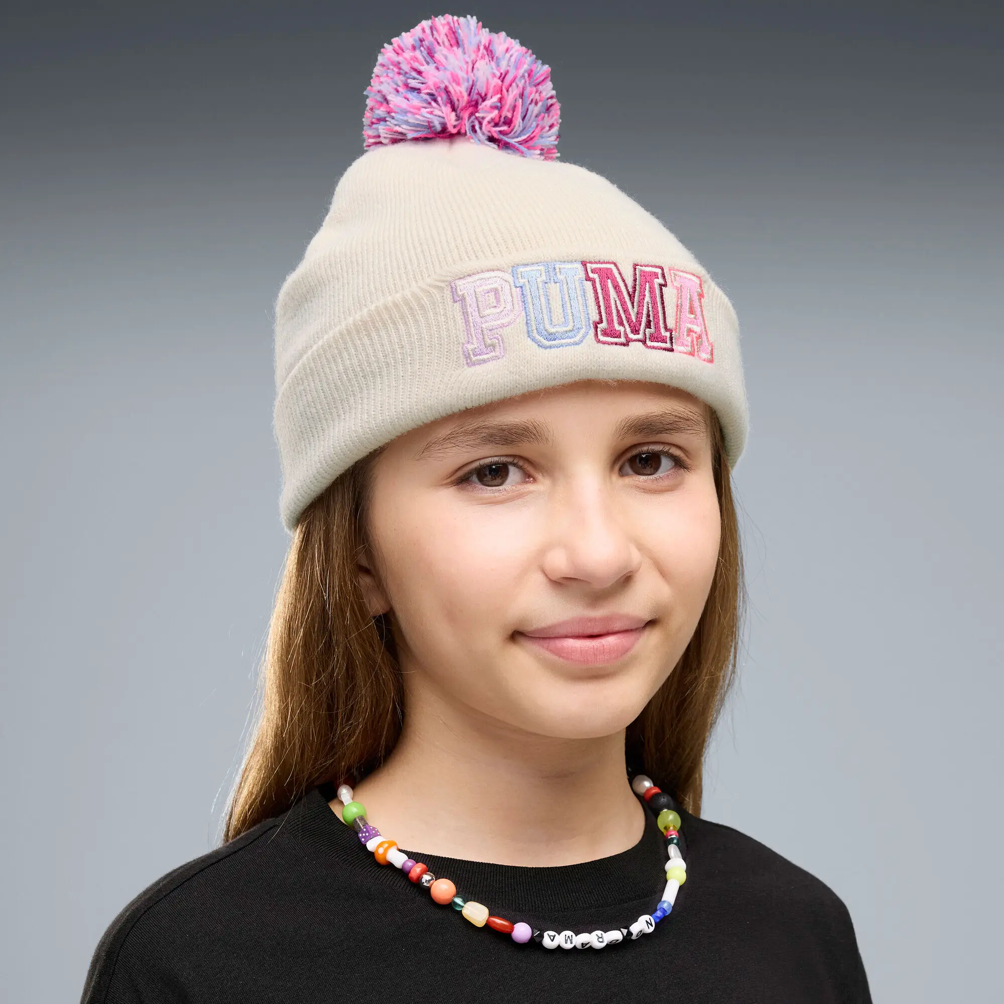 Puma POM POM Mid Crown Jr Bej Bere 027411 02