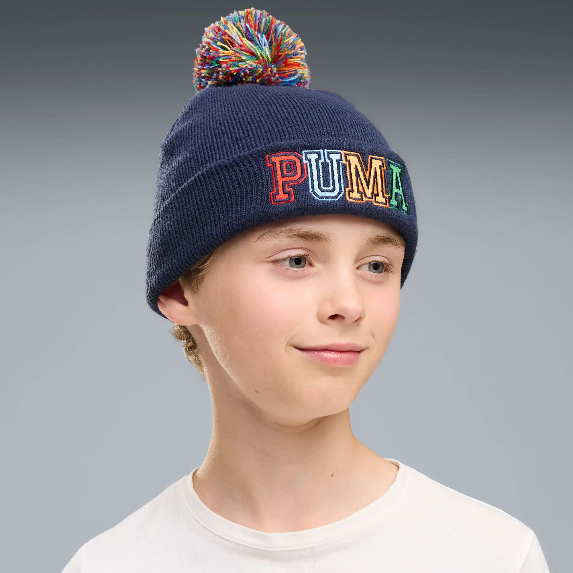 Puma POM POM Mid Crown Jr Lacivert Bere 027411 01