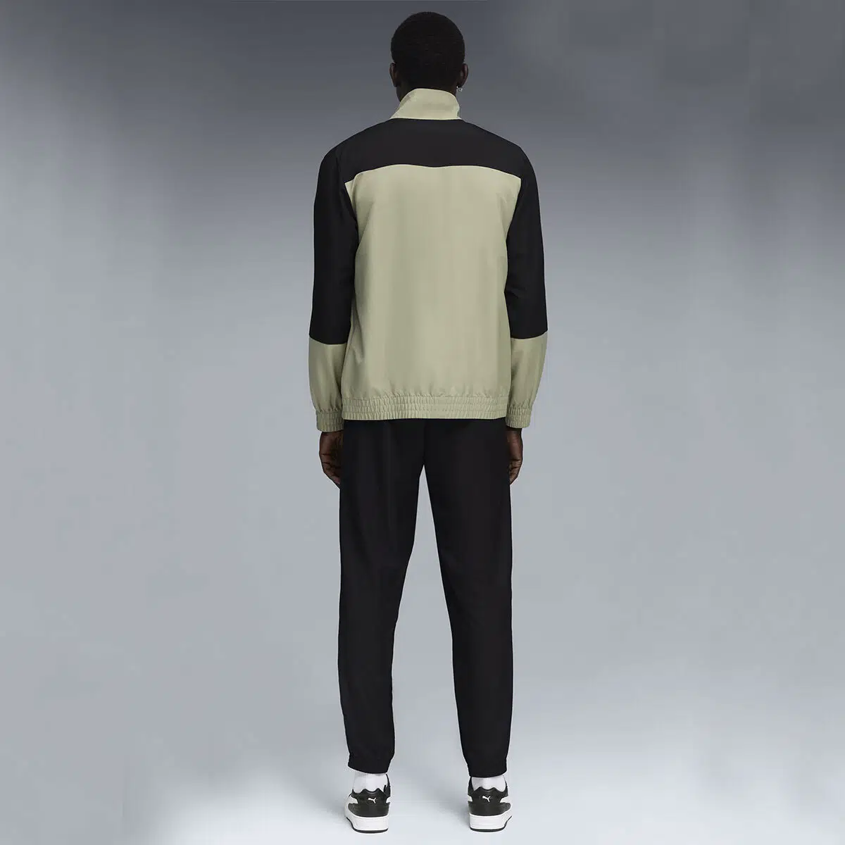 Puma Woven Colorblock Erkek Yeşil Eşofman Takımı 68817382
