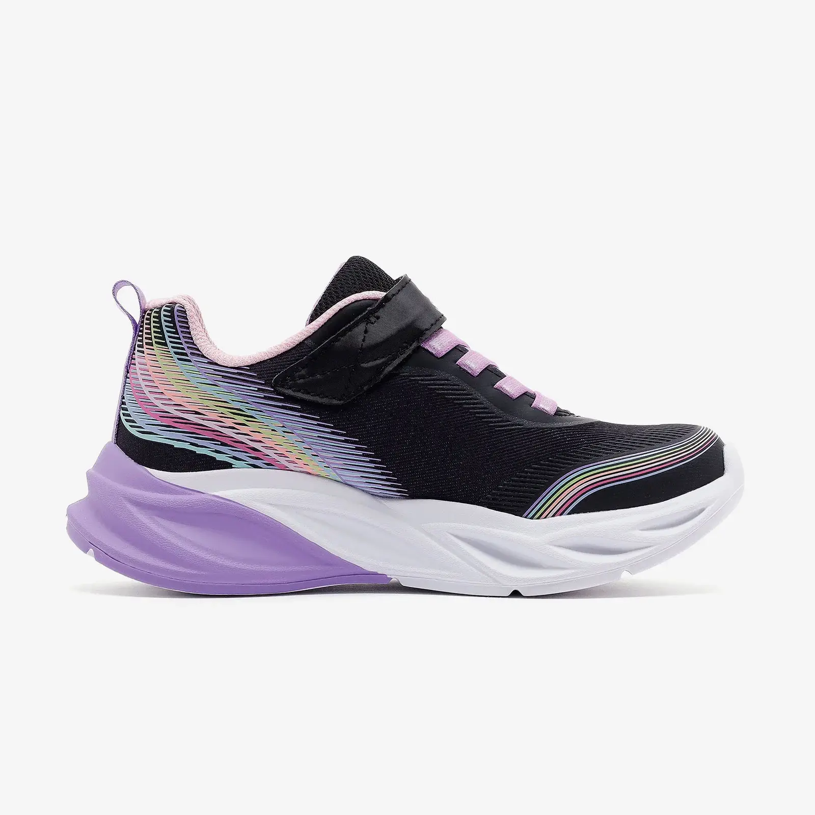 Skechers COSMIC GLOW RAINBOW BEAM Siyah Çocuk Spor Ayakkabı 303709L-BKMT
