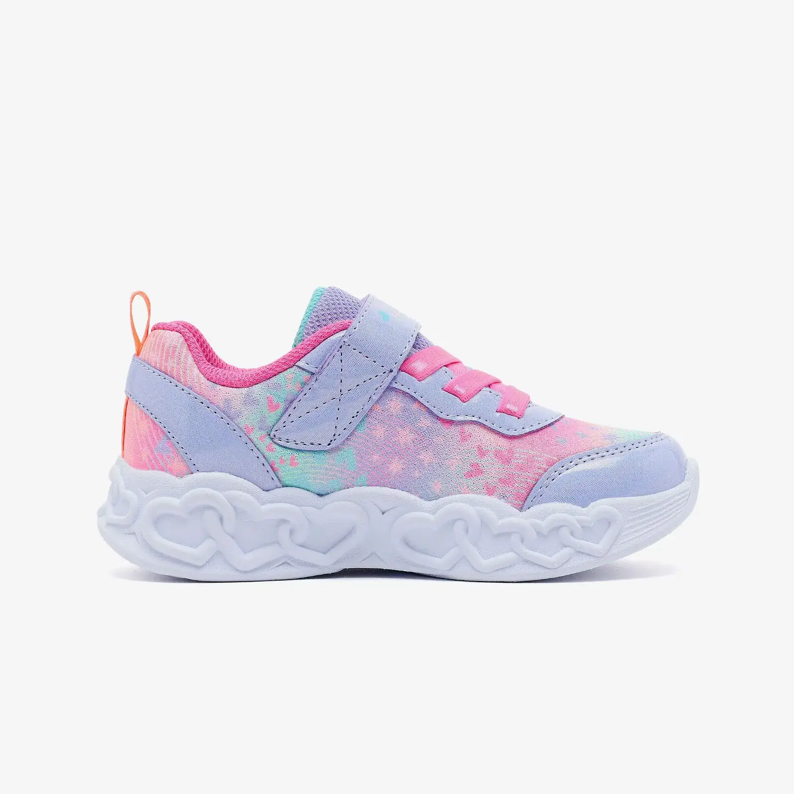 Skechers INFINITE HEART LIGHTS - HEART JEWELS Mor Çocuk Spor Ayakkabı 303261N-LVMT