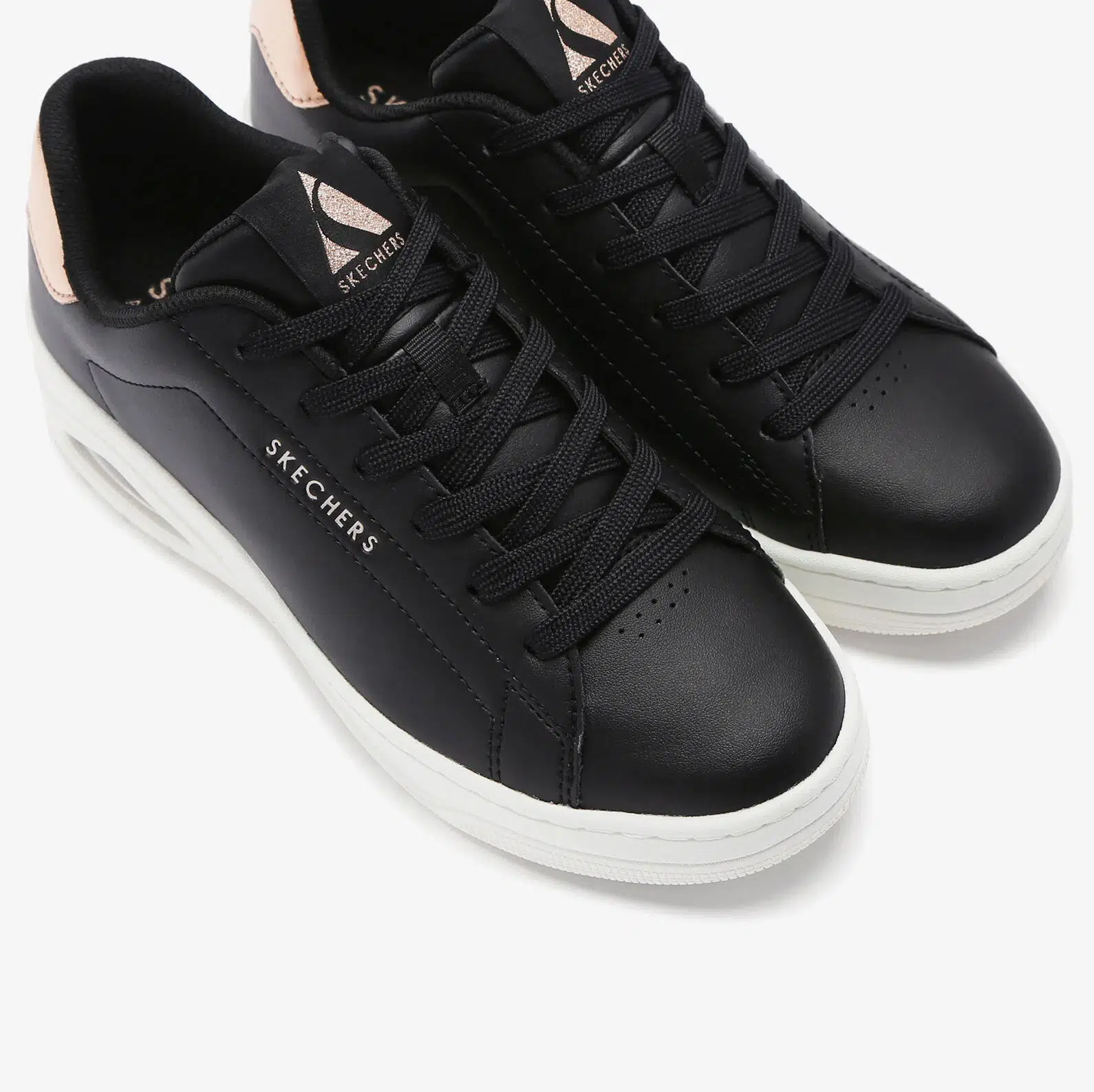Skechers UNO COURT - COURTED AİR Kadın Siyah Spor Ayakkabı 177700-BLK